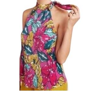 Anthropologie tie-neck top